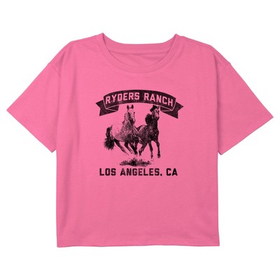 Girl's Lost Gods Ryders Ranch Logo T-shirt : Target