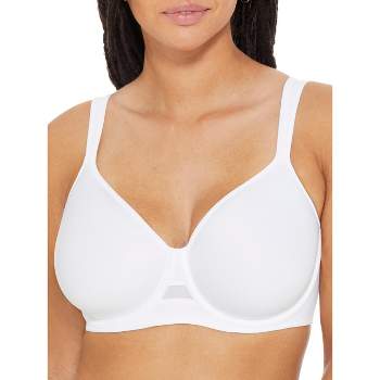 Bali 180 0180 Flower Underwire Bra 36C White NEW WITH TAGS