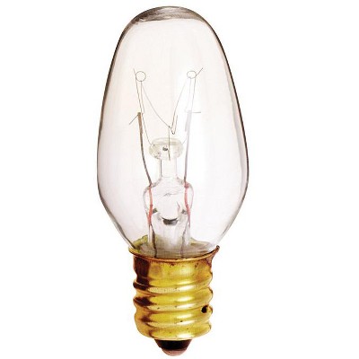Satco - Nightlight - Incandescent Bulb - E12 (Candelabra) - Clear