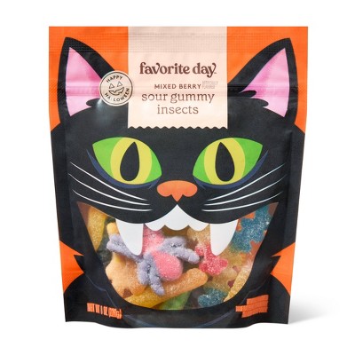 Halloween Mixed Berry Sour Gummy Insects - 8oz - Favorite Day™