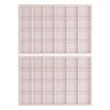 Unique Bargains Stackable Velvet Light Pink Jewelry Organizer Trays with Removable Dividers Set of 2 - 2 of 4