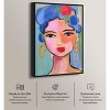 Art Remedy Violeta s Hair with Flowers Beach Life Inspired Wall Art Framed - 3 of 4