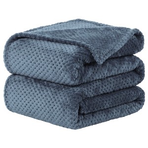 PiccoCasa Soft Warm Flannel Fleece Fuzzy Plush Lightweight Microfiber Bed Blanket - 1 of 4