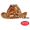 Beistle Tiger Print Cowboy Hat, (1/Pkg) Multicolored - 4 of 4