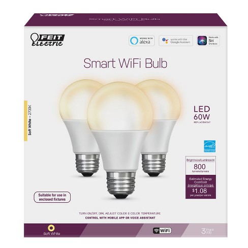 A19 - E26 smart bulb - 60 W (2-pack)