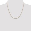 Black Bow Jewelry 1.3mm 14k Yellow Gold Solid Round Snake Chain Necklace - 2 of 4
