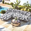 EROMMY flatable Couch Set, Portable Oxford Fabric Blow Up Couch Lounger, Outdoor Comfortable Air Seating Set - 4 of 4