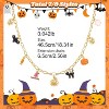 Nightmare Before Christmas Choker - Halloween Charm Necklace with Pumpkin & Bat Pendant, Horror Party Jewelry Gift - 3 of 4