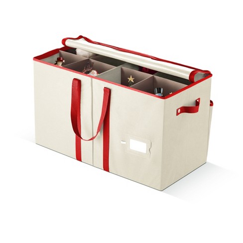 Osto Underbed Christmas Ornament Storage Box With Lid And Trays
