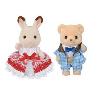 Calico Critters Anniversary Friends Set - Freya & Theo, 40th Anniversary Edition, 2 Collectible Doll Figures - 1 of 3