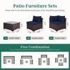 UPHA 9-Piece Rattan Patio Sofa Conversation Set with Cushions - 3 of 4