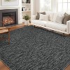 Coucheta Washable Area Rug , Modern Non-Slip Low Pile Indoor Carpet Machine Washable Soft Floor Mat for Living Room Bedroom Office,Multi-Color & Size - 2 of 4