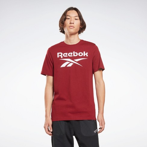 reebok classic t shirts mens red