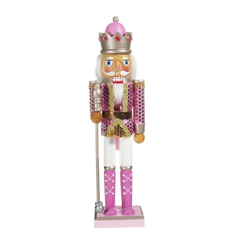 Kurt Adler 15-inch Pink Nutcracker : Target