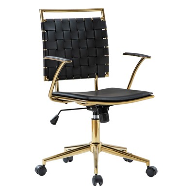 Oscar Office Chair With Padded Armrests|ARTFUL LIVING DESIGN