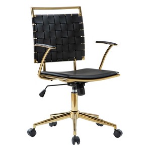 Oscar Office Chair With Padded Armrests|ARTFUL LIVING DESIGN - 1 of 4