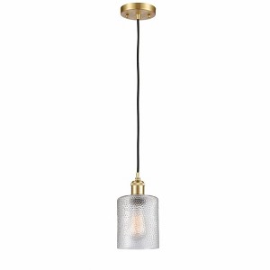 Cobbleskill - 1 Light Cord Hung Mini Pendant In Industrial Style-8 Inches Tall and 5 Inches Wide - 1 of 1