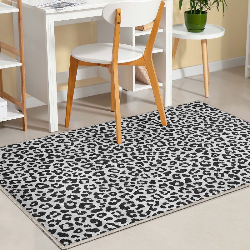 Well Woven Apollo Flatwoven Leopard Animal Print Pattern Area Rug, 3 of 8
