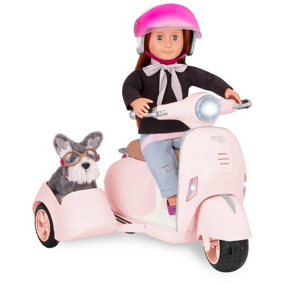 Our Generation Ride Along Scooter Vehicle Accessory Set for 18&#34; Dolls_1