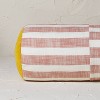Oversized Bolster Woven Uneven Stripe Decorative Throw Pillow Terracotta - Opalhouse™ designed with Jungalow™ - image 3 of 4