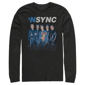 Men's NSYNC Band Pose Long Sleeve Shirt - 1 of 3