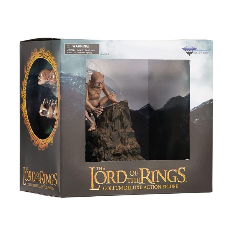 Diamond Select Lord Of The Rings Deluxe Gollum Action Figure, 5 of 7