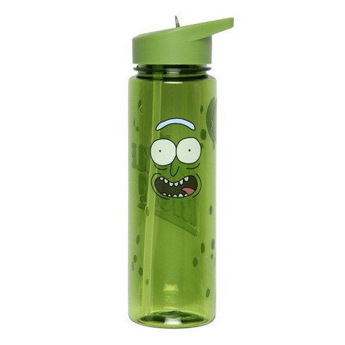 Rick And Morty Plastic Sports Water Bottle With Flip Top Lid - I'm