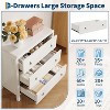 Drawer Dresser, Modern Closet Dressers Chest of Drawers, Wood Storage Dresser Chest of Drawers Clothes Organizer - 3 of 4