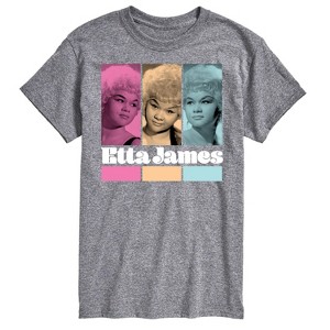 Men's - Etta James - Portrait Grid Short Sleeve Graphic T-Shirt - 1 of 4