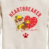 Boys' - Paw Patrol - Valentine's Heartbreaker Graphic Long Sleeve Fleece Sweatshirt - 2 of 4