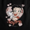 Women's Betty Boop Classic Kiss Sleeveless Crop Top Tank - 2 of 4