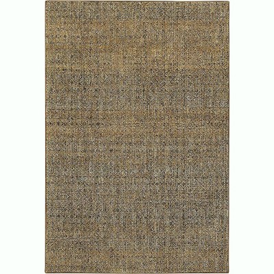 Oriental Weavers Atlas 8048P Green/ Gold Indoor Area Rug - 3'3" x 5'2"