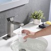 PROOX Single-Handle Single Hole Bathroom Faucet with Deck Plate and Drain Assembly - 4 of 4