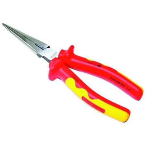 Westward  Long Nose Plier,8-1/8" L,Serrated 1YXJ3 - 1 of 1