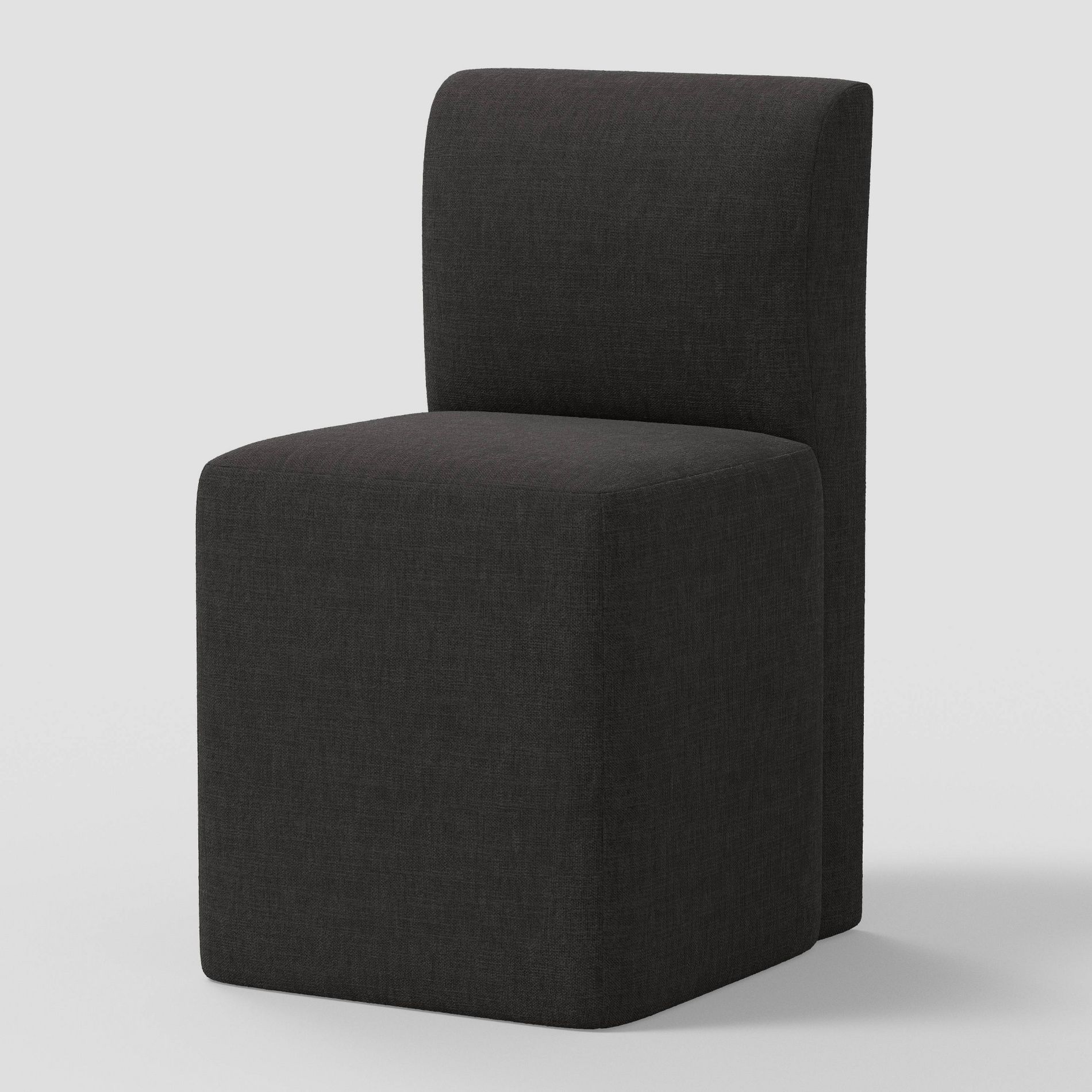 Cora Dining Chair in Performance Textured Weave Caviar - Threshold™