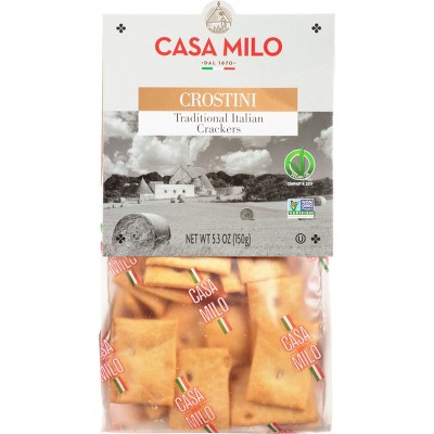 Atlanta Foods Casa Milo Traditional Crostini Crackers - 5.3oz