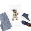 The Juniper Shop Watercolor Baseball Bear Youth Tank Top - 3 of 4