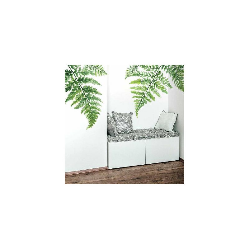 Fern Peel and Stick Giant Wall Decal Green - RoomMates, 4 of 6