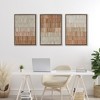 Stupell Industries Tiled Terracotta Walls 3pc Floating Frame Art Set - 2 of 4