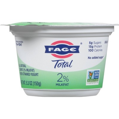 FAGE Total 0% Milkfat Plain Greek Yogurt - 5.3oz