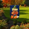 Briarwood Lane Garden Flag 12x18 For Outdoor Happy Fall Scarecrow Burlap For Fall Garden Flag Flags For Outside - 4 of 4