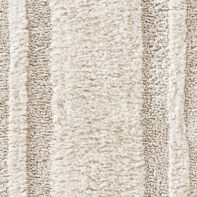 Logan Light Beige Cotton Bath Runner Rug