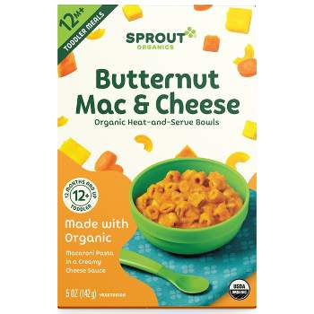 Sprout Foods Organic Butternut Mac and Cheese Toddler Meals - 5oz