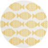 Unique Loom Outdoor Coastal Pesci Fishes Woven Area Rug - 2 of 4