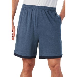 KingSize Hang-Down Lightweight Jersey Shorts - 1 of 4