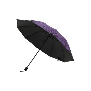 Unique Bargains Outdoor Umbrella 10-rib Striped Sun Protection Impact Cloth Vinyl 42.52"x29.13" 1 Pcs - 1 of 4