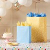 XL Gift Bag with Dots on Yellow - Spritz™ - 2 of 3