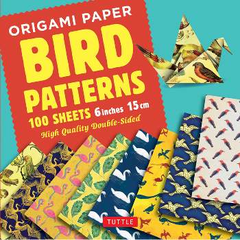 Origami Paper 8 1/4 (21 Cm) Ukiyo-e Bird Print 48 Sheets - By Tuttle Studio  (loose-leaf) : Target
