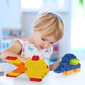 PICASSO-TILES 100 PC Large Construction Brick Building Blocks Set, STEM Toys for Kids 3+ - 1 of 4