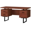 NicBex Home Office Desk Reversible Computer Desk with 3 Storage Drawers for Office, Study - 3 of 4
